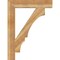 Ekena Millwork Balboa Block Rough Sawn Bracket, Western Red Cedar, 6"W x 36"D x 48"H BKT06X36X48BOA05RWR - alternate 2